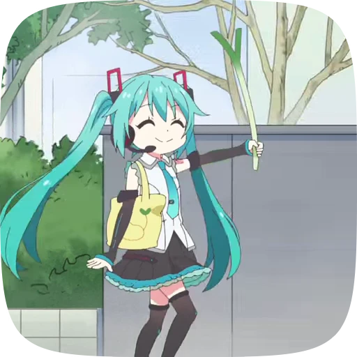 Стикерпак Hatsune Miku для Telegram