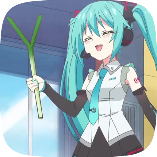 🥬 Стикер «Hatsune Miku» для Telegram