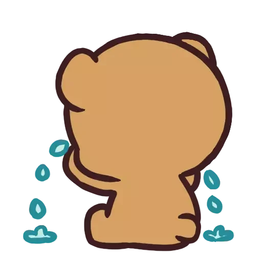 😭 Стикер «Mocha Daily Life» для Telegram