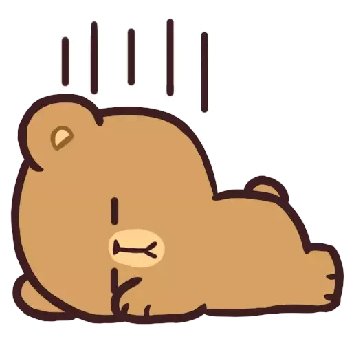 😥 Стикер «Mocha Daily Life» для Telegram