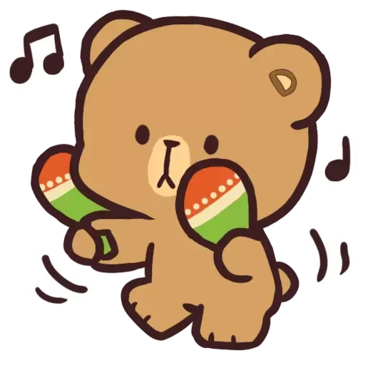 💃 Стикер «Mocha Daily Life» для Telegram