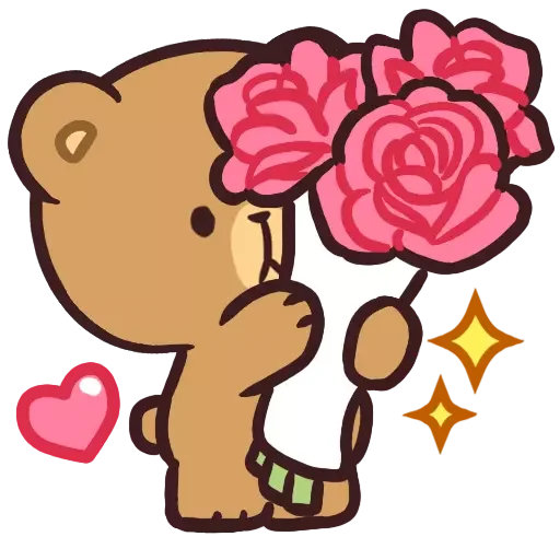 🌸 Стикер «Mocha Daily Life» для Telegram