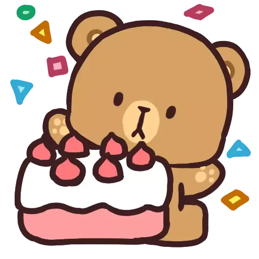🎂 Стикер «Mocha Daily Life» для Telegram