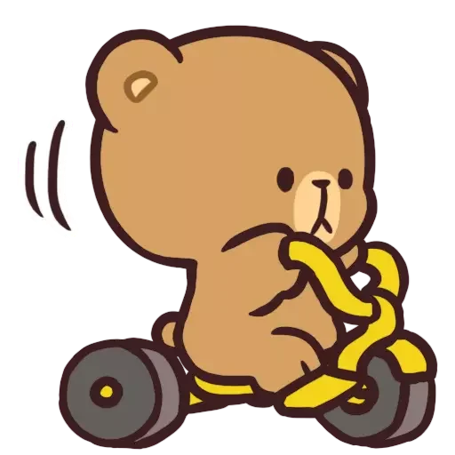 🚴‍♀️ Стикер «Mocha Daily Life» для Telegram