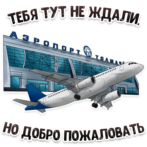 ✈️ Стикер «MDK Novosibirsk» для Telegram