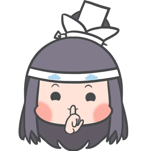 🤫 Стикер «Modaozushi Limeizuan» для Telegram