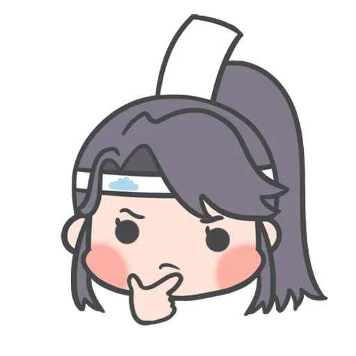 🤔 Стикер «Modaozushi Limeizuan» для Telegram
