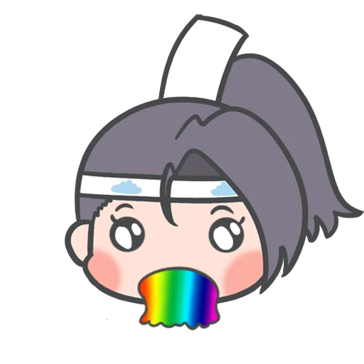 🤮 Стикер «Modaozushi Limeizuan» для Telegram