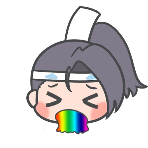 🤮 Стикер «Modaozushi Limeizuan» для Telegram
