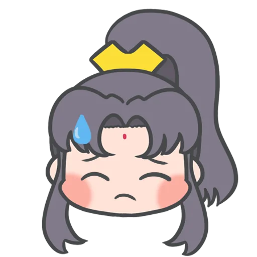 😓 Стикер «Modaozushi Limeizuan» для Telegram