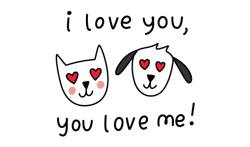 😍 Стикер «Me n Bae» для Telegram