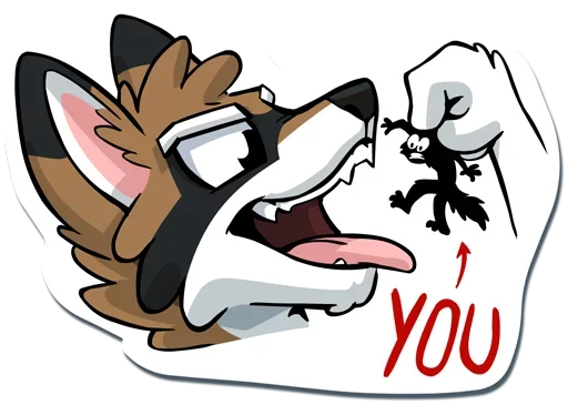 🤪 Стикер «Me and YOU» для Telegram