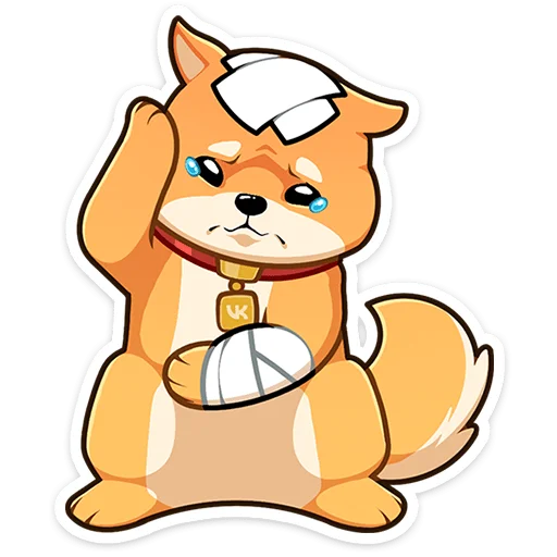 🤕 Стикер «Вредина Акио» для Telegram