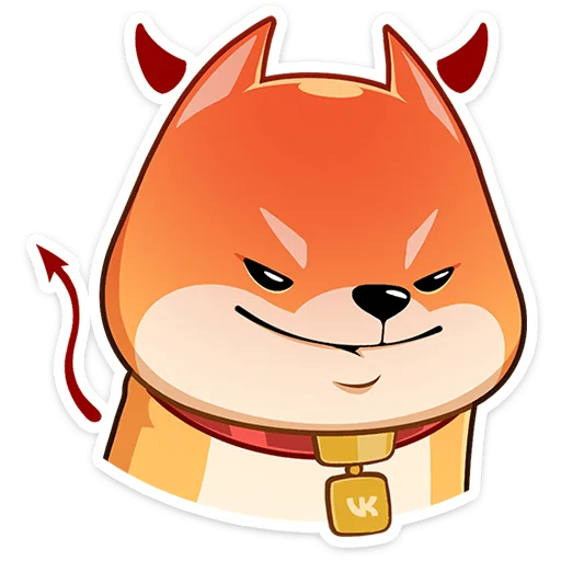 😈 Стикер «Вредина Акио» для Telegram