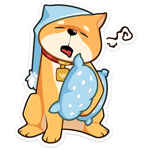 😴 Стикер «Вредина Акио» для Telegram