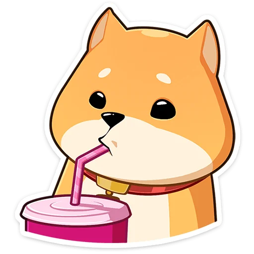 🥤 Стикер «Вредина Акио» для Telegram