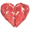 ❤️ Эмодзи «meat core» для Telegram