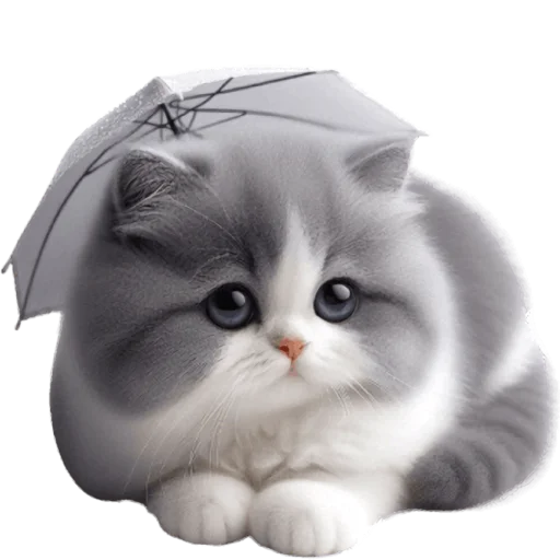 ☂ Стикер «Котик Грей» для Telegram