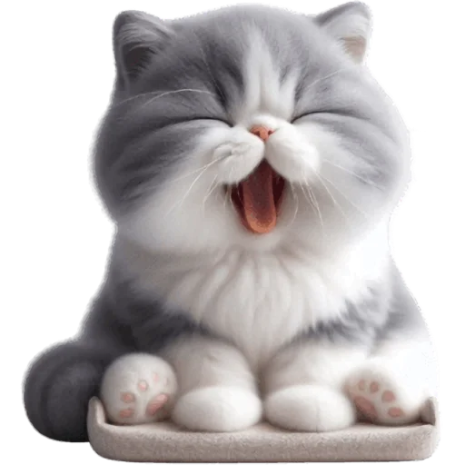 🥱 Стикер «Котик Грей» для Telegram