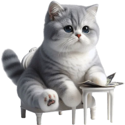 🤓 Стикер «Котик Грей» для Telegram
