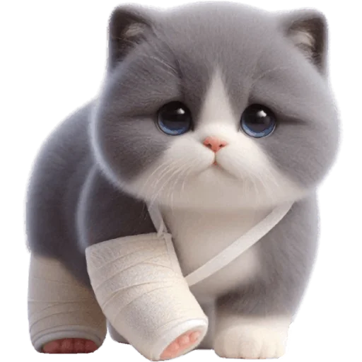 🤕 Стикер «Котик Грей» для Telegram