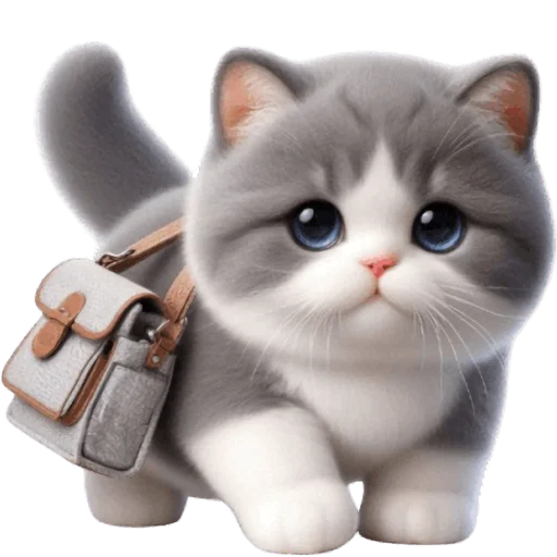 🎒 Стикер «Котик Грей» для Telegram