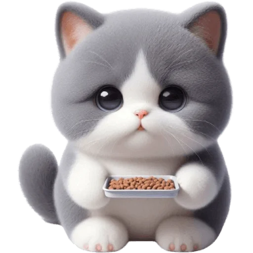 🥺 Стикер «Котик Грей» для Telegram
