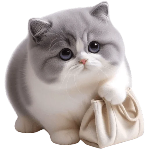 👝 Стикер «Котик Грей» для Telegram