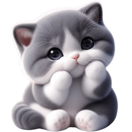 ☺️ Стикер «Котик Грей» для Telegram