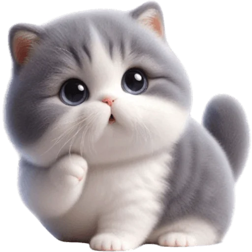 😯 Стикер «Котик Грей» для Telegram