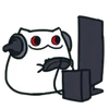 🐱 Эмодзи «Creepy Cat» для Telegram