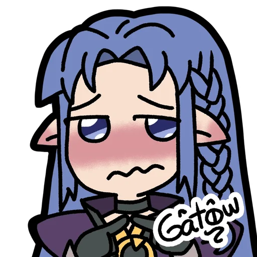 👉 Стикер «Fate Medea Emotes» для Telegram