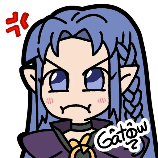 Стикерпак Fate Medea Emotes для Telegram — скачать