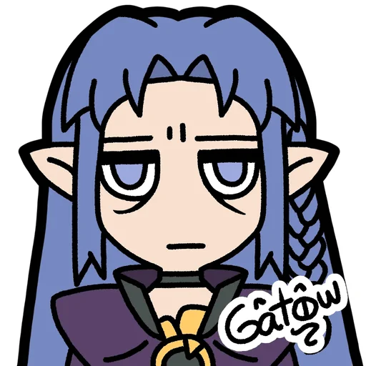 😑 Стикер «Fate Medea Emotes» для Telegram