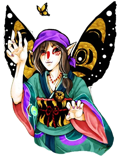 🦋 Стикер «medicine seller» для Telegram