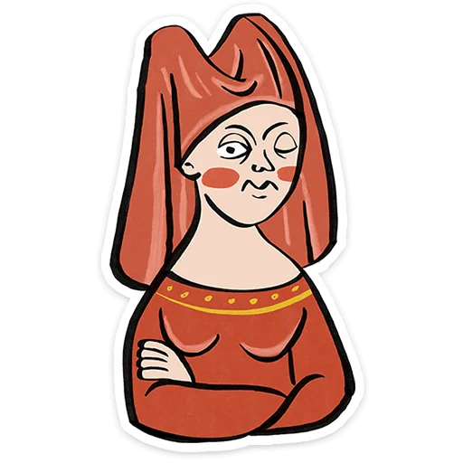 😤 Стикер «Средневековые страдальцы» для Telegram
