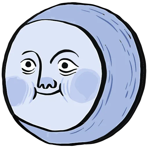 🌚 Эмодзи «Средневековые страдальцы» для Telegram