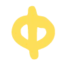 🍯 Эмодзи «Жёлтые и фиолетовые буквы в одном стиле» для Telegram