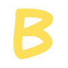 🍯 Эмодзи «Жёлтые и фиолетовые буквы в одном стиле» для Telegram