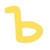 🍯 Эмодзи «Жёлтые и фиолетовые буквы в одном стиле» для Telegram