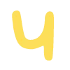 🍯 Эмодзи «Жёлтые и фиолетовые буквы в одном стиле» для Telegram