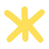 🍯 Эмодзи «Жёлтые и фиолетовые буквы в одном стиле» для Telegram