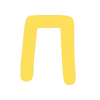 🍯 Эмодзи «Жёлтые и фиолетовые буквы в одном стиле» для Telegram