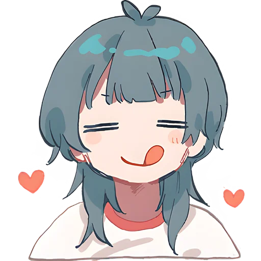 😋 Стикер «Медуза тян» для Telegram