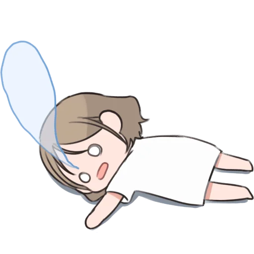 😵‍💫 Стикер «Кроткая тян» для Telegram