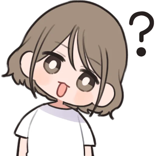 🤨 Стикер «Кроткая тян» для Telegram