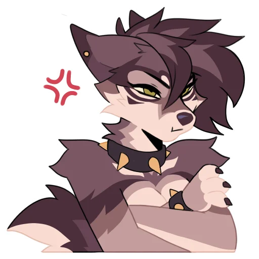 😠 Стикер «Meels Wolf» для Telegram