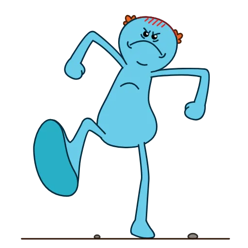 😤 Стикер «Mr. Meeseeks» для Telegram