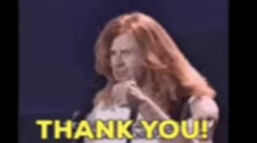🙏 Стикер «Dave Mustaine» для Telegram