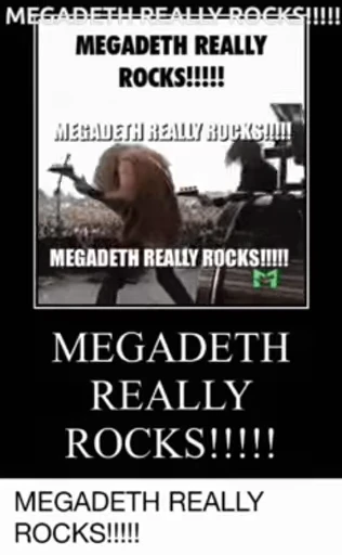 🪨 Стикер «Dave Mustaine» для Telegram